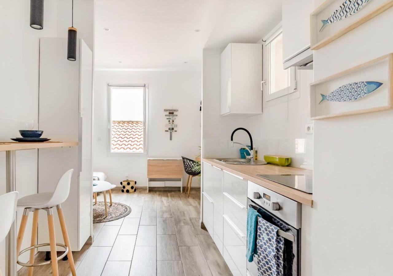 Studio contemporain + Terrasse - Port de l'Estaque Marselha Exterior foto